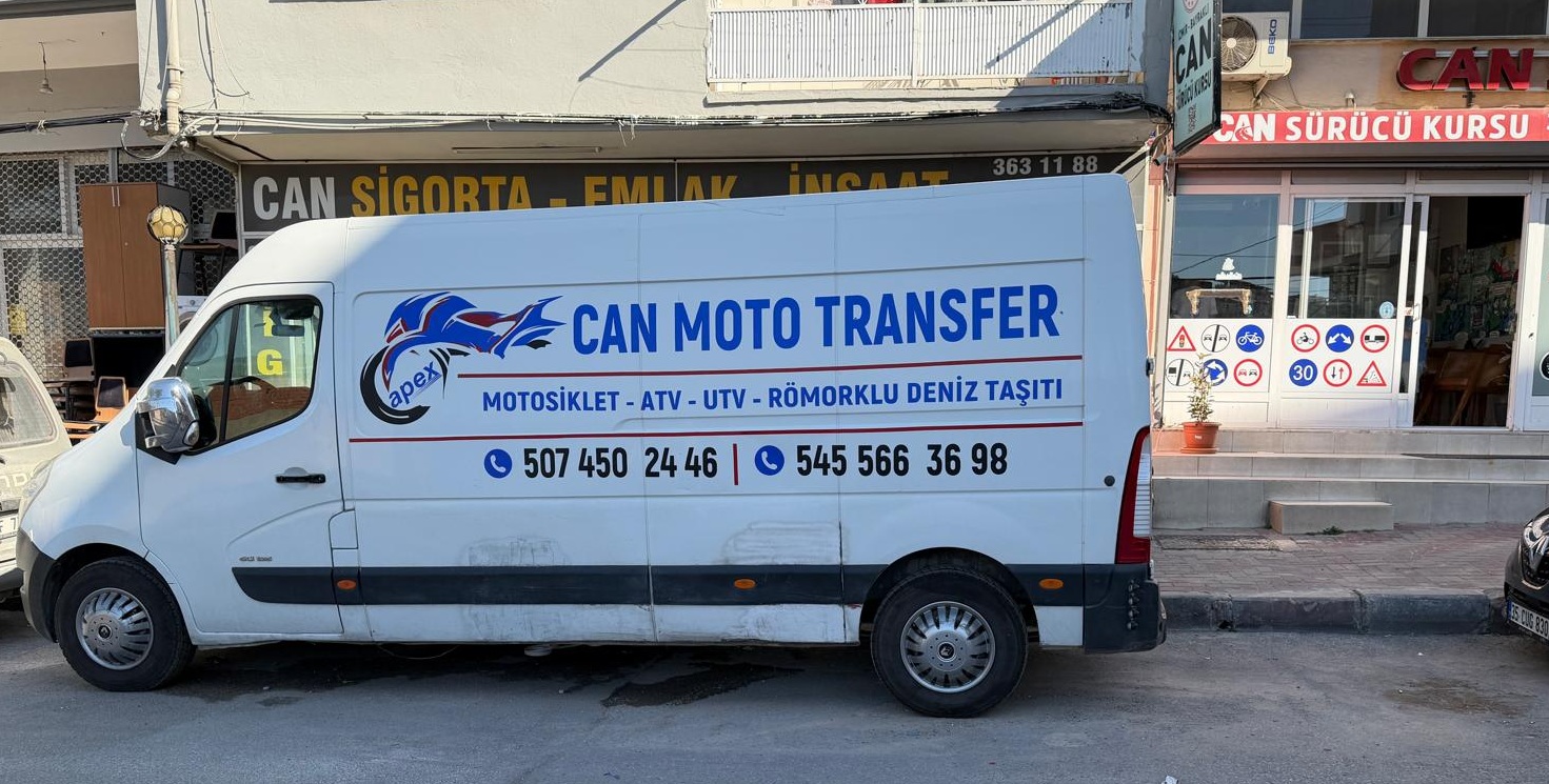 Can MotoTransfer markalı kapalı kasa transfer aracı